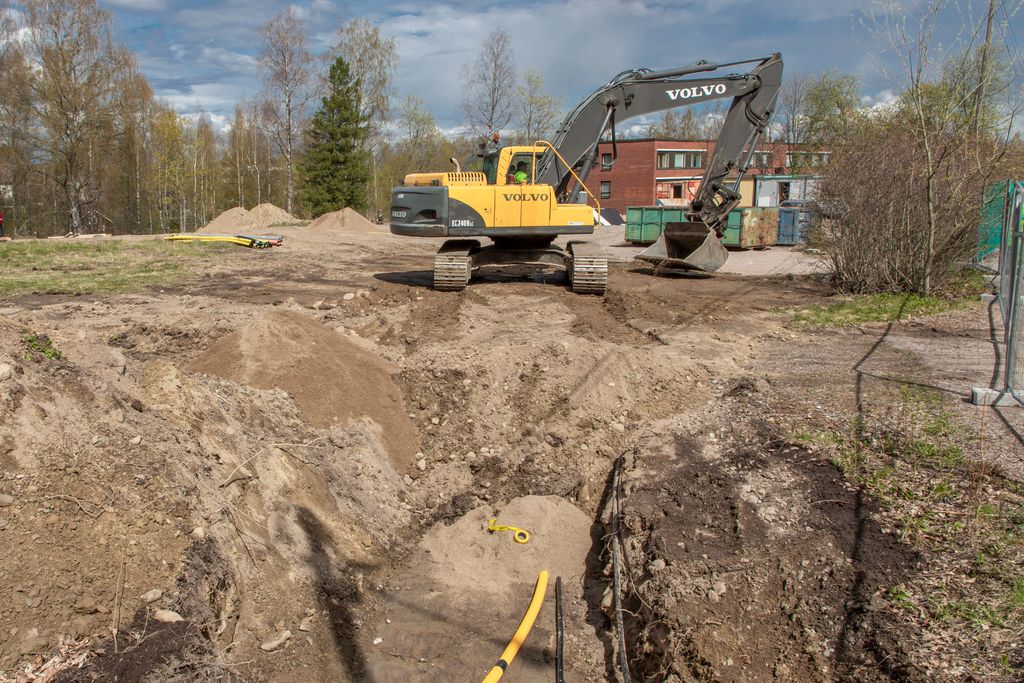 Asikkalan uusi seurakuntakoti nousee samalle tontille Kalmarintielle, josta vanha rakennus purettiin muutama vuosi sitten pois. Kuva: Markku Lehtinen
