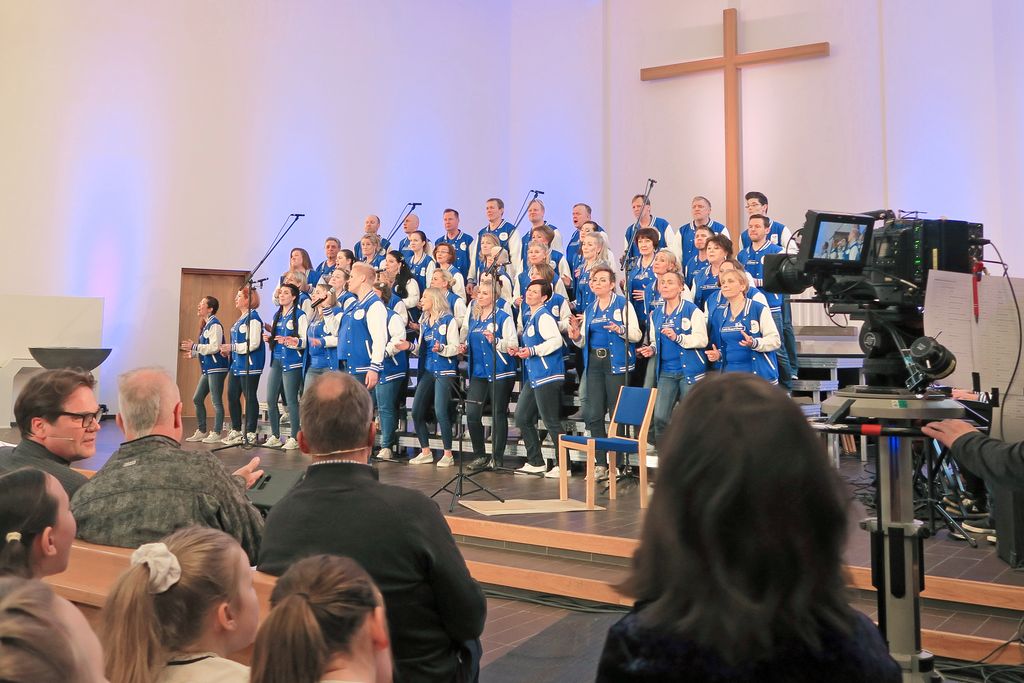 Lahden Gospelkuoro on tehnyt Ylen kanssa aiemminkin yhteistyötä. Kuva: Kirkon kuvapankki / Silva Sevelius